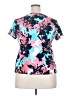 Ruby Rd. Floral Pink Short Sleeve T-Shirt Size XXL - photo 2