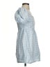 ABound Checkered-gingham Blue Casual Dress Size S - photo 4