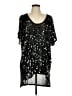 BCBGMAXAZRIA 100% Silk Black Blouse Size L - photo 1