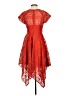 Maeve 100% Polyester Aztec Or Tribal Print Orange Red Cocktail Dress Size 2 - photo 2