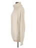 Old Navy 100% Cotton Solid Ivory Turtleneck Sweater Size L - photo 5