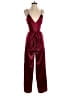 Forever 21 100% Polyester Solid Burgundy Jumpsuit Size M - photo 1