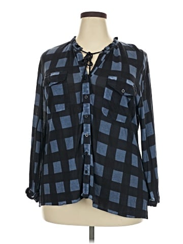 Democracy 3/4 Sleeve Blouse (view 1)