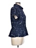 Collectif 100% Polyester Stars Blue Short Sleeve Blouse Size 12 - photo 4