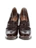 Unbranded Snake Print Brown Heels Size EU 40 - photo 2