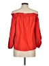 J.Crew 100% Cotton Red 3/4 Sleeve Blouse Size 6 - photo 2