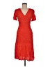 Olivaceous Polka Dots Red Cocktail Dress Size M - photo 1