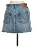 Levi's 100% Cotton Blue Denim Skirt Size 28 waist - photo 2