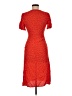 Olivaceous Polka Dots Red Cocktail Dress Size M - photo 2