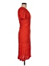 Olivaceous Polka Dots Red Cocktail Dress Size M - photo 4