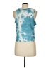90 Degree by Reflex Blue Sleeveless T-Shirt Size M - photo 2