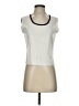 MING WANG Ivory Sleeveless Top Size S - photo 1
