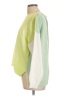 525 America 100% Cotton Color Block Green Pullover Sweater Size L - photo 5
