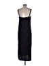 A New Day 100% Polyester Solid Black Casual Dress Size S - photo 2