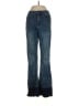Shein Color Block Blue Jeans Size 2 - photo 1