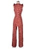 Sugar Lips 100% Rayon Polka Dots Red Jumpsuit Size S - photo 2