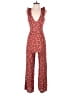 Sugar Lips 100% Rayon Polka Dots Red Jumpsuit Size S - photo 1