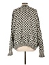 Assorted Brands 100% Cotton Houndstooth Silver Pullover Sweater Size L - photo 2