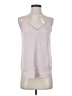 Express 100% Polyester Silver Sleeveless Blouse Size XS - photo 1