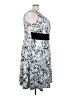 Perceptions Print Gray Cocktail Dress Size 3X - photo 4