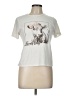Assorted Brands Print Ivory Short Sleeve T-Shirt Size L - photo 1
