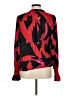 DKNY Print Red Long Sleeve Blouse Size M - photo 2