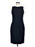 Ann Taylor Solid Blue Cocktail Dress Size 6 Petite - photo 1