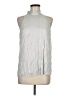 Theory 100% Polyester Silver Tank Top Size M - photo 1