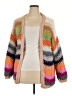 Saachi Color Block Orange Cardigan Size XXL - photo 1