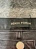 Denim Forum Chevron-herringbone Black Jeans Size 29 waist - photo 7