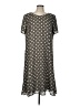 Assorted Brands Polka Dots Gray Casual Dress Size EU (IT) 48 / US 12 - photo 1