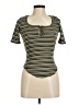 Almost Famous Green Short Sleeve Henley Size M - photo 1