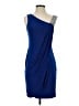 Betsy & Adam Solid Blue Cocktail Dress Size 4 - photo 1