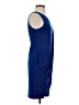Betsy & Adam Solid Blue Cocktail Dress Size 4 - photo 4