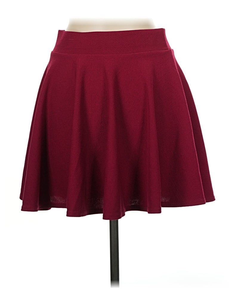 Pre-owned Urban Coco Casual Skirt In Burgundy