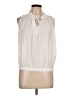 DKNY Jeans 100% Polyester Ivory Tank Top Size L - photo 1