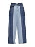 PacSun 100% Cotton Color Block Blue Jeans Size 22 - photo 1