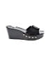 Tory Burch Black Wedges Size 10 - photo 1