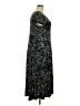 Chico's Graphic Multi Color Blue Casual Dress Size XL (3) - photo 4