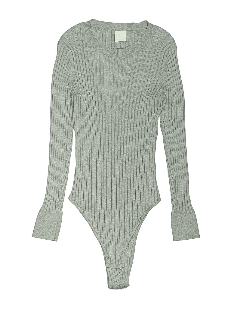 Pre-owned 8 By Yoox Bodysuit In Gray