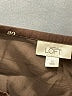Ann Taylor LOFT Paisley Black Silk Skirt Size 12 - photo 4