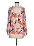 Parker Pink 3/4 Sleeve Blouse Size M - photo 1