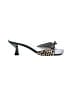 Charles David Animal Print Gray Sandals Size 9 1/2 - photo 1