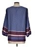 Talbots 100% Polyester Blue 3/4 Sleeve Blouse Size L - photo 2