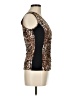 Joseph Ribkoff Animal Print Brown Sleeveless Top Size 6 - photo 4