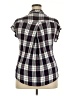 Jachs Girlfriend 100% Rayon Plaid Blue Sleeveless Button-Down Shirt Size XXL - photo 2