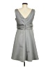 David's Bridal 100% Polyester Solid Gray Cocktail Dress Size 10 - photo 2
