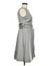 David's Bridal 100% Polyester Solid Gray Cocktail Dress Size 10 - photo 4