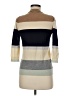 J.Crew Color Block Tan Turtleneck Sweater Size M - photo 2
