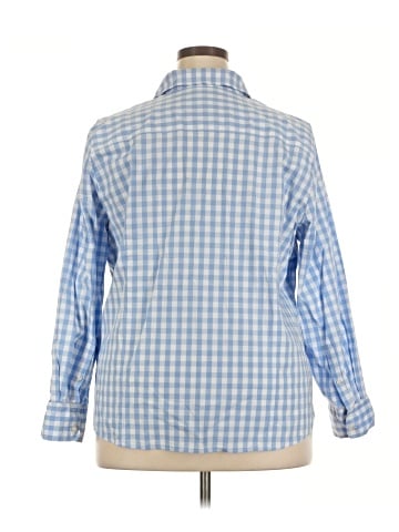 J.Crew Factory Store 3/4 Sleeve Button-Down Shirt (view 2)